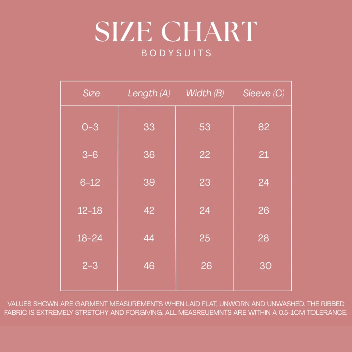 Ribbed Bodysuits Preorder