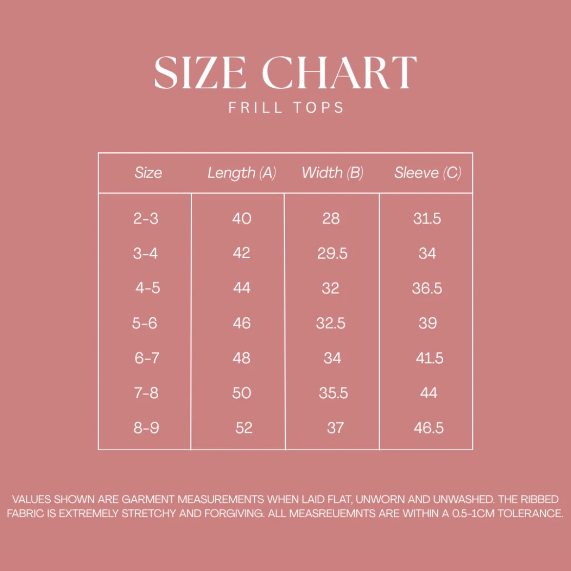 Ribbed Tops Preorder